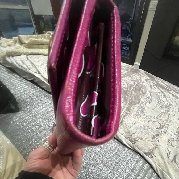 ♦️♦️Vintage GUCCI pink double GG leather wallet with pink hearts inside♦️♦️ - Picture 8 of 8